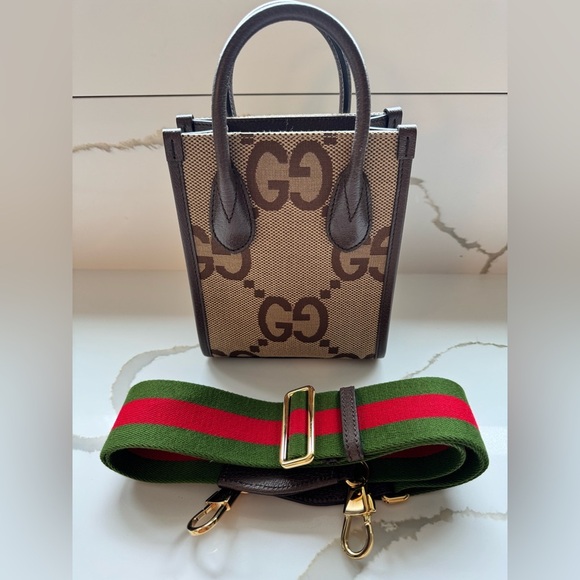 Gucci Jumbo GG Mini Tote Bag - Picture 1 of 12